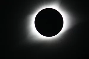 total solar eclipse with corona visible