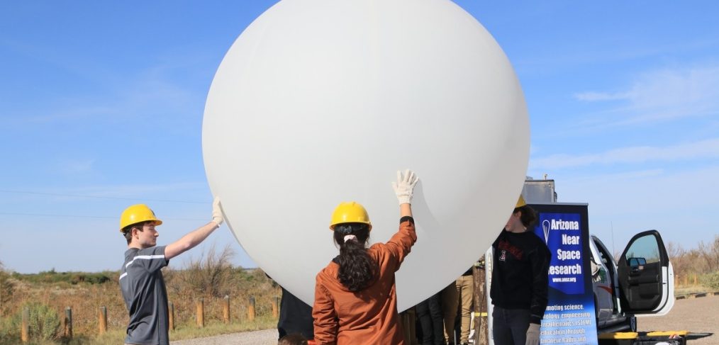Members of the Nationwide Eclipse Ballooning Project preparing for launch. Image courtesy NASA Space Grant Consortium