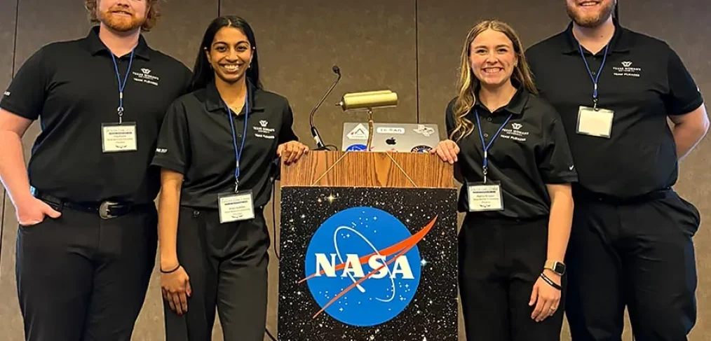 Kinesiology team earns second place in NASA-sponsored design challenge