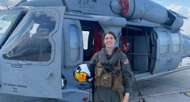 Jessica Dodson during her Naval Aviation training program in Norfolk. Dodson was a member of the Corps of Cadets during her undergraduate program. Photo courtesy of Jessica Dodson.