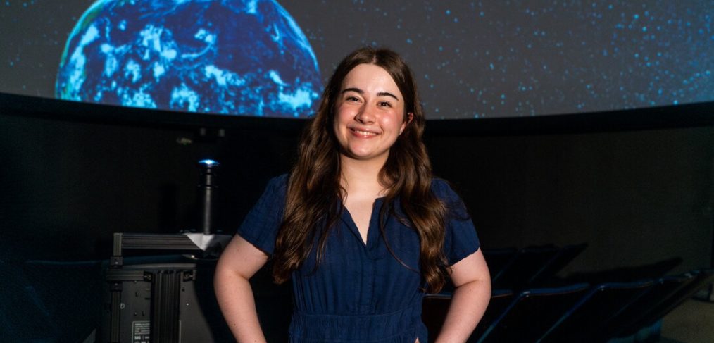 With support from NASA’s National Space Grant College and Fellowship Project, sophomore Anastasia Eriksen is spending her summer conducting research and educating Nebraskans at Branched Oak Observatory.
