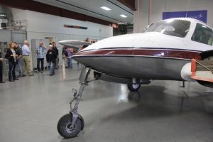 Local business leaders learn about North Idaho College aerospace options during a tour in this file photo. NIC has been selected to advance in a competitive national process to help develop the future aerospace and defense workforce as part of NASA’s Aerospace State Hubs for Skilled Technical Workforce Initiative.