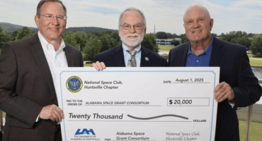 ALSGC Director and Donors Holding Check