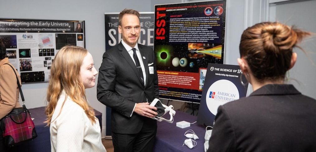 DC Space Grant at booth at space event