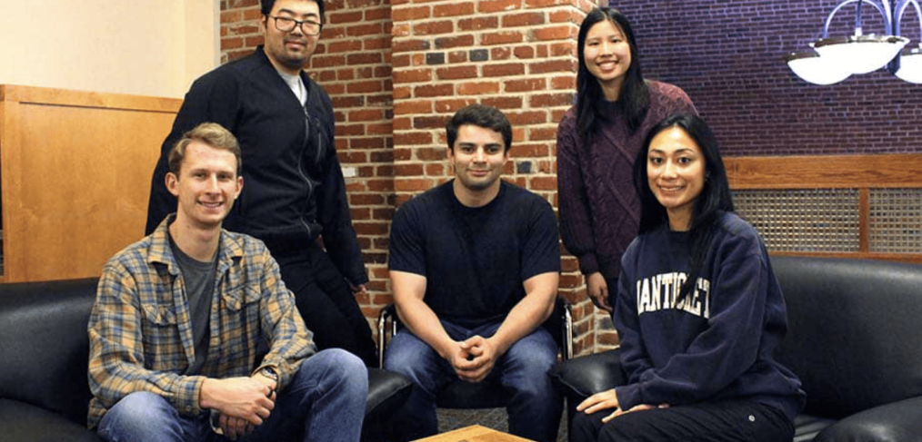 From left, Engineering students Liam Bond, Calvin Lu, John Crosby, Joy Calhoun and Shanti Quinto all have received Nevada NASA fellowships and scholarships for the 2025-26 year.