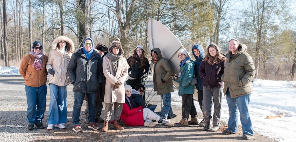 AU's research group poses for a photo at Airlie. Photo by Nikolai Roster, CAS.