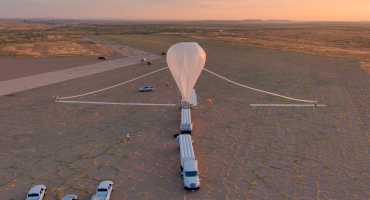 NASA’s high-altitude scientific balloon being prepared for launch at Fort Sumner, N.M., during the agency’s 2024 fall balloon campaign. The mission carried research instruments to the stratosphere to conduct experiments above 99.5% of Earth’s atmosphere. NASA/Francis Reddy